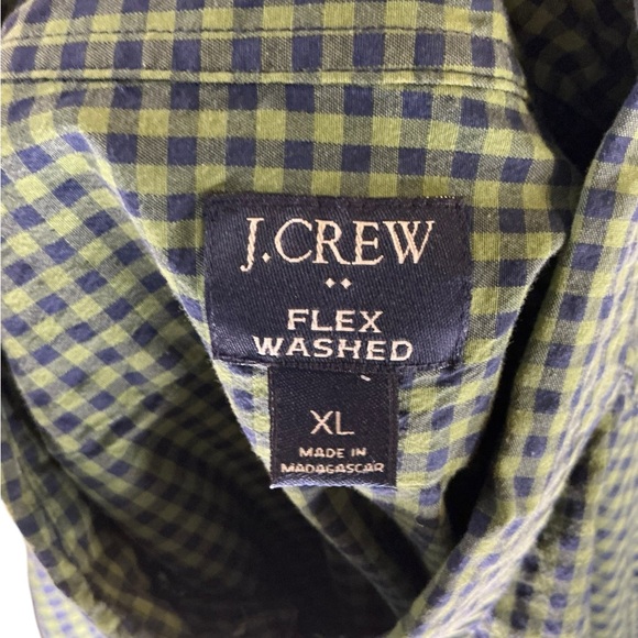 J. Crew Green Plaid Casual Shirt - Picture 2 of 2